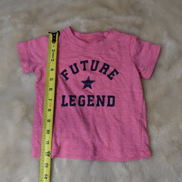 Carter's T-Shirt Girls Pink Tee Size 18 Months - Picture 7 of 9
